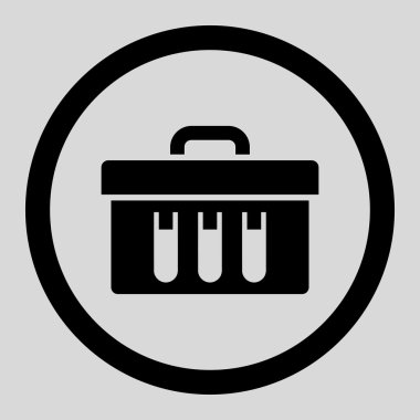 Analiz daire içinde vektör simgesi