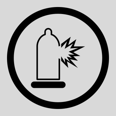 Koruma hasar daire içinde vektör simgesi