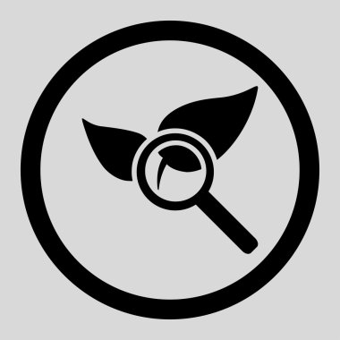 Explore Natural Therapy Circled Vector Icon