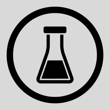 Şişesi yuvarlak vektör simgesi