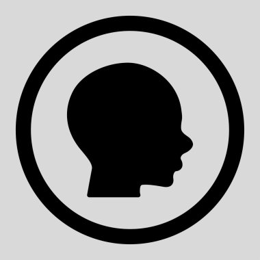 Head Circled Vector Icon