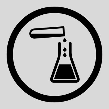 Sıvı transfüzyonu daire içinde vektör simgesi