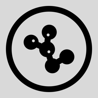 Microbes Colony Circled Vector Icon