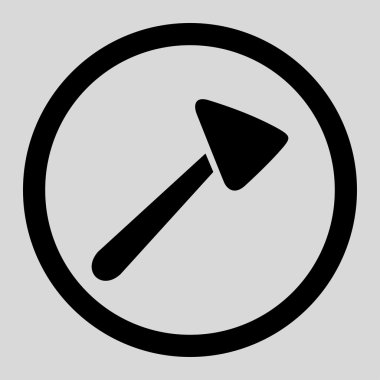 Nörolog çekiç yuvarlak vektör simgesi