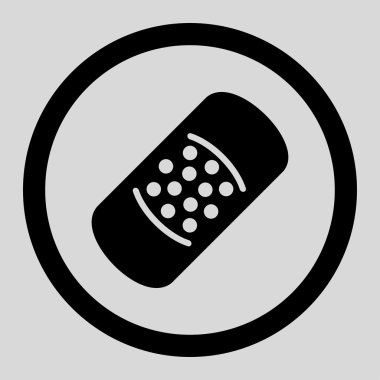 Daire içinde vektör simge kapak