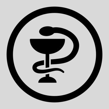 Snake Cup Circled Vector Icon