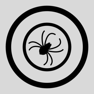 Spider Circled Vector Icon