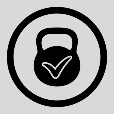 Valid Mass Circled Vector Icon