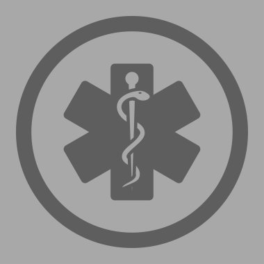 Hayat yıldız vektör simgesi daire