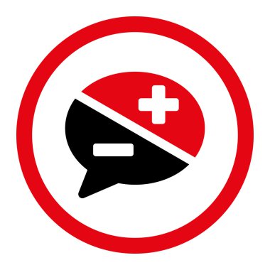 Bağımsız değişkenler daire içinde vektör simgesi