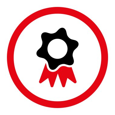 Ödül damga daire içinde vektör simgesi