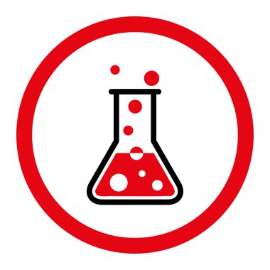 Sıvı yuvarlak vektör simge kaynar