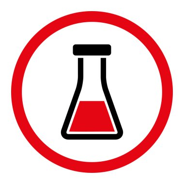 Şişesi yuvarlak vektör simgesi