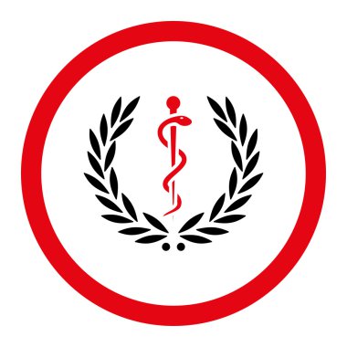 Healh Care Emblem Circled Vector Icon