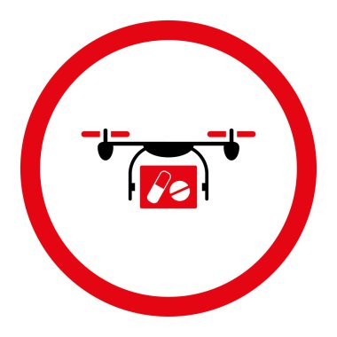Medical Nanocopter Rounded Vector Icon