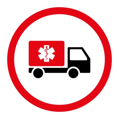 Medical Shipment Circled Vector Icon