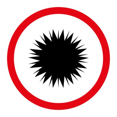 Bacteria Spore Circled Vector Icon
