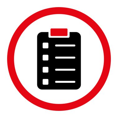 Pad Form yuvarlak vektör simgesi