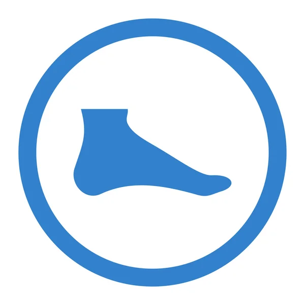 Noha zaoblené vektorové ikony — Stockový vektor