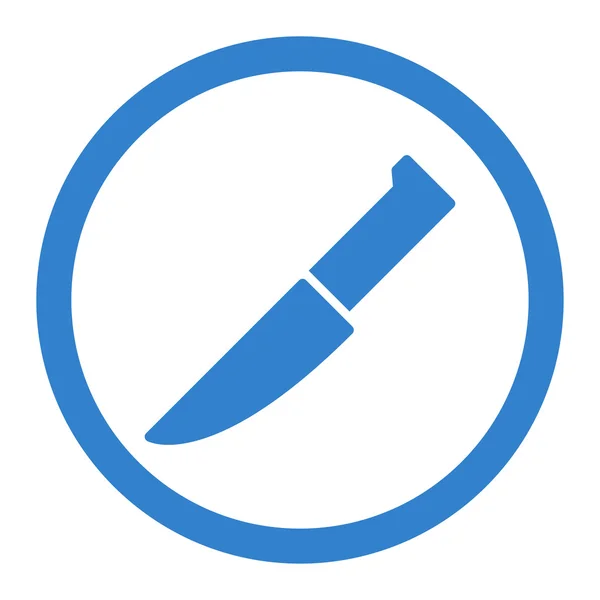 Kniv rundet vektor Icon – stockvektor