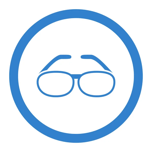 Spectacles Circled Vector Icon — Stock Vector