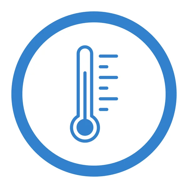 Hőmérséklet szinten lekerekített Vector Icon — Stock Vector