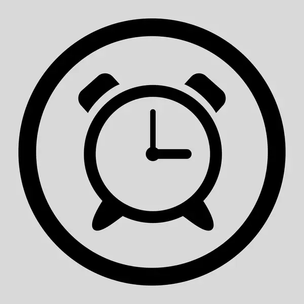 Icona vettoriale arrotondata dell'orologio Sirene — Vettoriale Stock