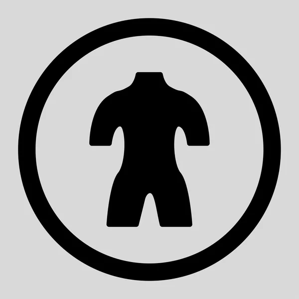 Cuerpo circular Vector icono — Vector de stock