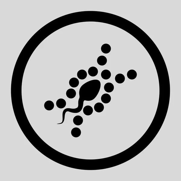 DNA Reproduction Rounded Vector Icon — Stockvector