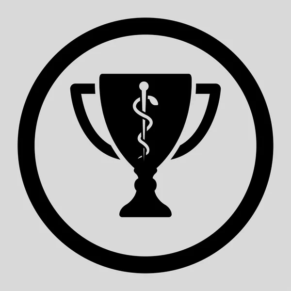 Copa médica círculo Vector icono — Vector de stock