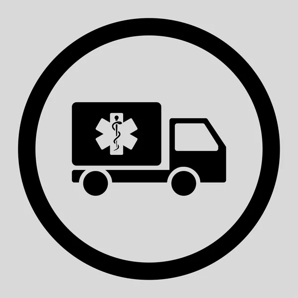 Medical Shipment Rounded Vector Icon — Stock Vector