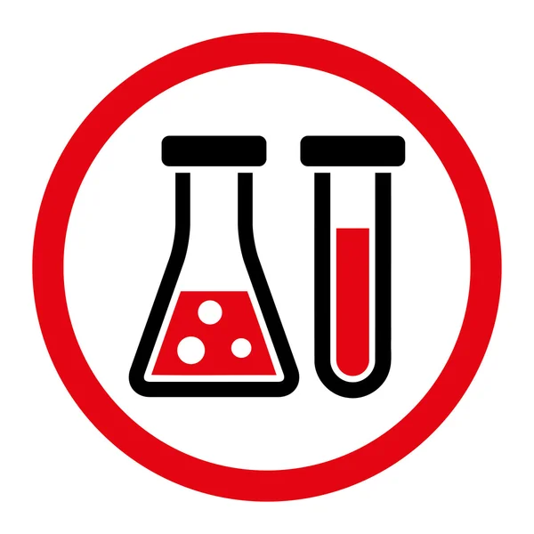 Chemistry Rounded Vector Icon — Stock Vector