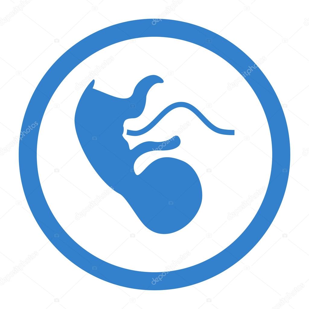 Primacy Embryo Circled Vector Icon