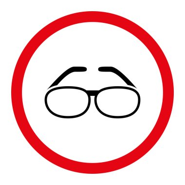 Spectacles Circled Vector Icon