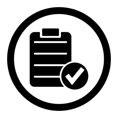 Sayfa yuvarlak vektör simge uygulamak