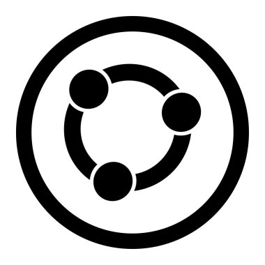 Collaboration Circled Vector Icon
