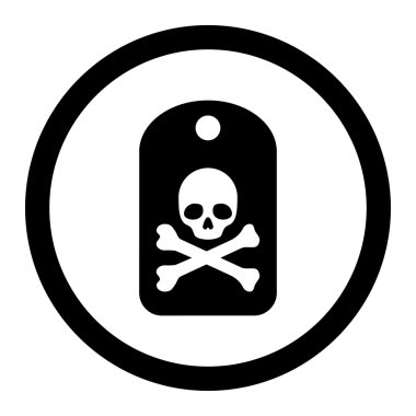 Mortal Sticker Rounded Vector Icon