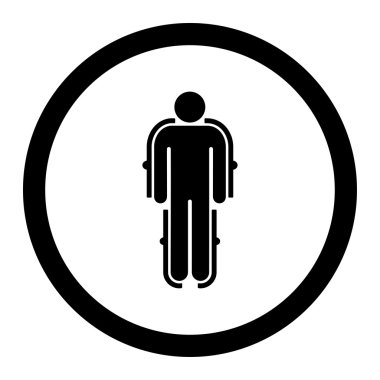 Exoskeleton Circled Vector Icon