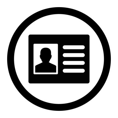 Sickness Account Circled Vector Icon