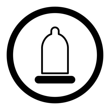 Koruyucu yuvarlak vektör simgesi