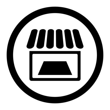 Market Circled Vector Icon