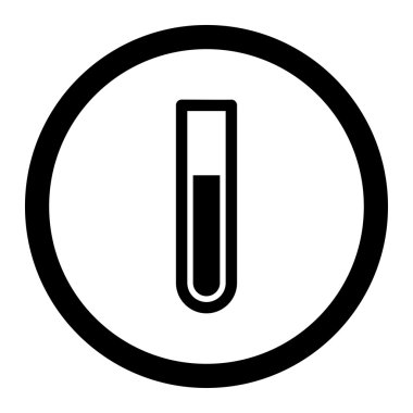 Analysis Tube Rounded Vector Icon