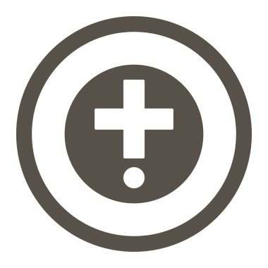 Eczane daire içinde vektör simgesi