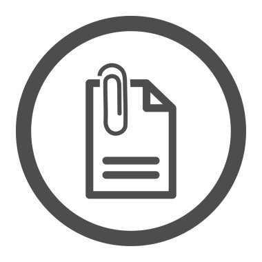 Dosya daire içinde vektör simgesi ekleme