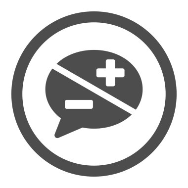 Bağımsız değişkenler daire içinde vektör simgesi