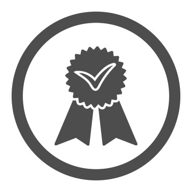 Onayı daire içinde vektör simgesi