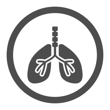 Sistem daire içinde vektör simge nefes