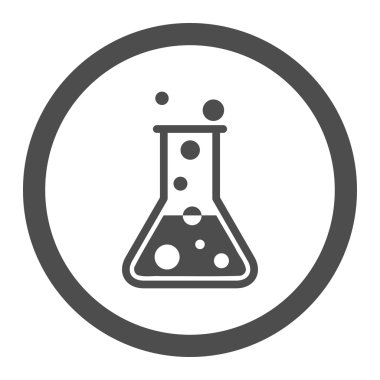 Kaynar sıvı daire içinde vektör simgesi