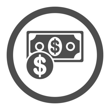 Nakit yuvarlak vektör simgesi