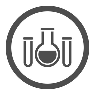 Kimyasal damarları yuvarlak vektör simgesi